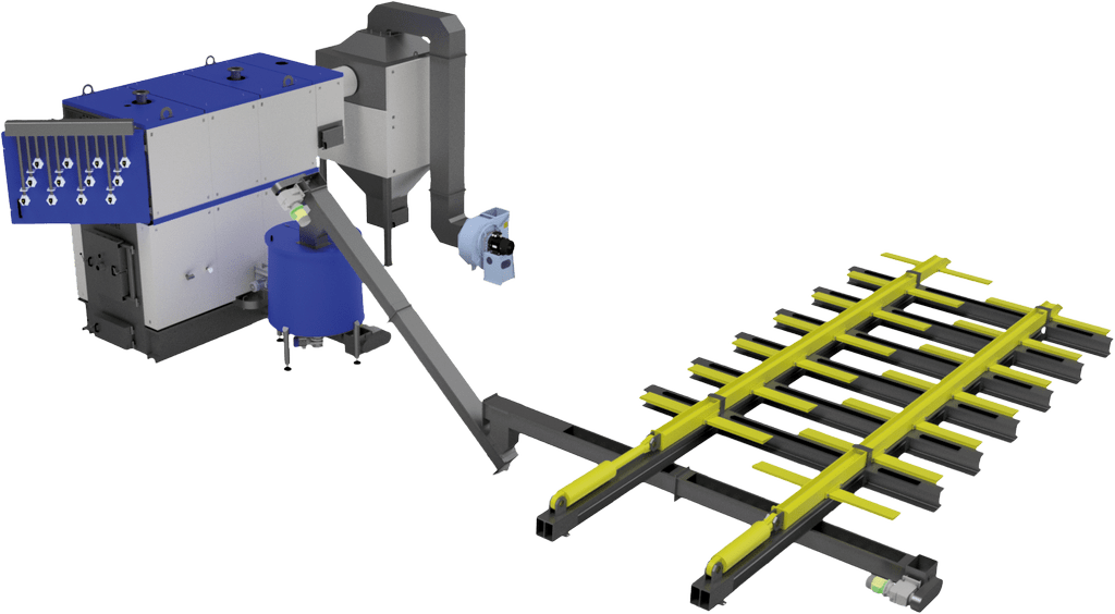 kocioł Ekomat II Podawanie paliwa